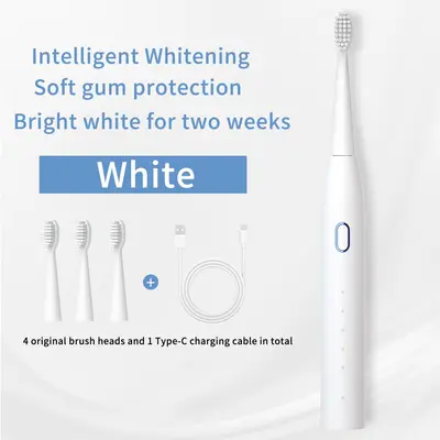 Smart sonic electric toothbrush, 5-speed, rechargeable