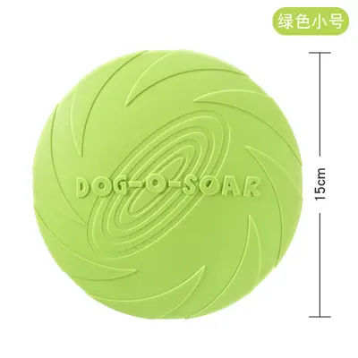 DOG-O-SOAR Dog Frisbee, Bite-Resistant and Floating, Training Throw Disc - 10