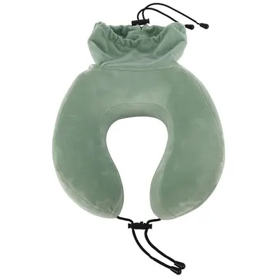 U-shaped neck pillow with memory foam, portable