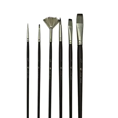 High-elastic nylon brush set for watercolor oil acrylic painting - 9