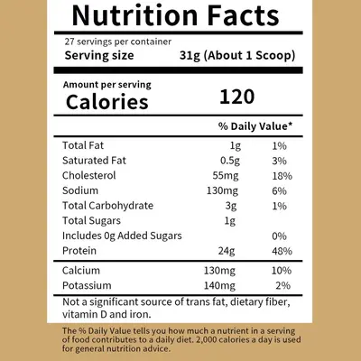 外贸热销品乳清蛋白粉Whey Protein Powder跨境工厂源头批发