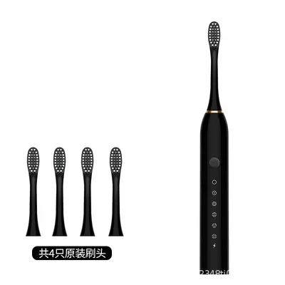 Ultrasonic Electric Toothbrush, Fully Automatic Sonic, Ultra-Fine Soft Bristles, Couple Se - 8