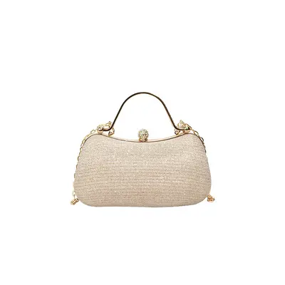 Chain Handbag for Women, Rhinestone Evening Bag and Crossbody Bag - 5