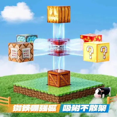 Minecraft Manyetik Bloklar Komple Set Rol Yapma Oyuncakları Mıknatıs Mini Dünya Manyetik Yapı Taşları.