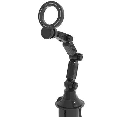 In-Car Cup Holder Base Phone Mount, Multi-Joint Magnetic