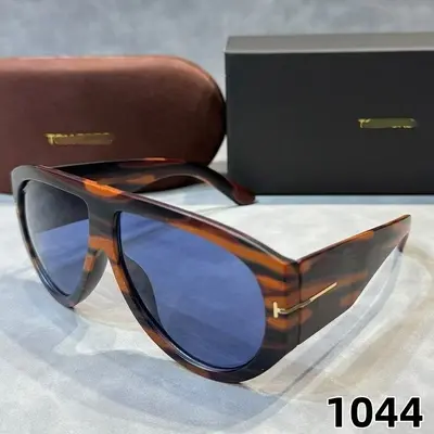 Retro Large-Frame Unisex Sunglasses, High-End Look - 12