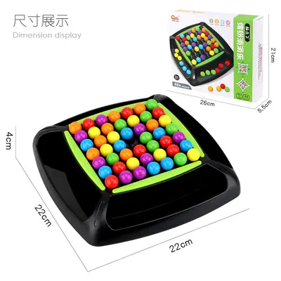 Rainbow Match Brettspiel, Logik- und Konzentrationstraining für Kinder