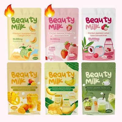 BeautyMilk Premium Drink Powder, Banana Flavour Collagen