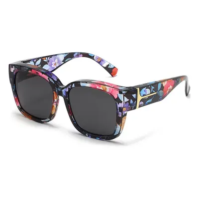 Black Myopia Clip-On Sunglasses, UV Protection for Driving - 9