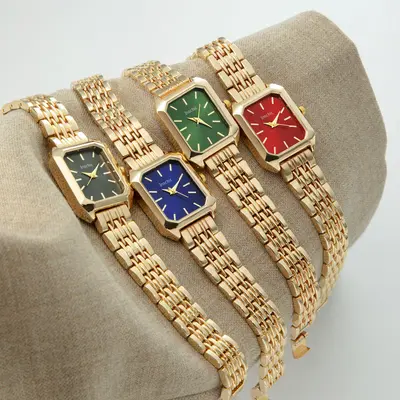 Damen-Armbanduhr mit Luxus-Design, leicht, Hongkong-Stil für Berufstätige