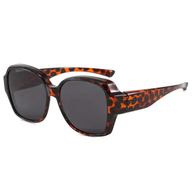 HD Polarized Clip-On Sunglasses for Myopia, Large Frame - 12