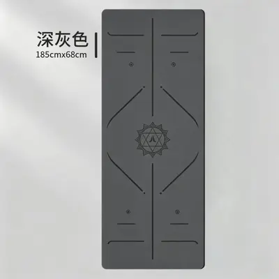 定制B02椰丝瑜伽垫PU橡胶防滑185*68*0.45cm跨境居家健身减震垫子 - 12