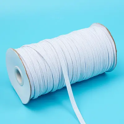 500 renk yassı renkli elastik bant, 3 mm ve 6 mm, manşet bitişi için - 12
