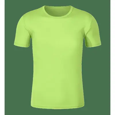 Quick-Dry Custom Logo Printed Round Neck Short Sleeve T-Shirt - 11