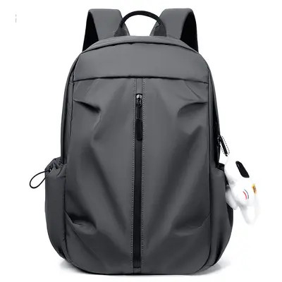 Korean-Style Unisex Backpack with Laptop Compartment, Lightweight, Large Capacity - 13