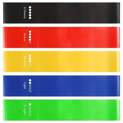 TPE Yoga Resistance Loop Band for Hip Training - 9