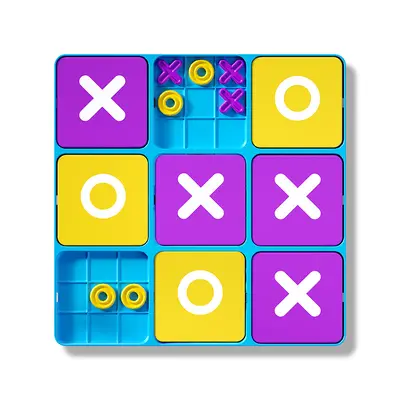 Cross-border New Nine-Grid XO Tic-Tac-Toe Board Early Education Desktop Game Training Logical Thinking Children's Educational Toy