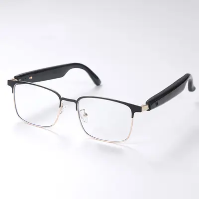 AI Translation Cross-Border Smart Glasses Bluetooth Glasses GS06 Blue Light Color-Changing Lenses Music Listening Phone Call Replaceable Lenses - 9