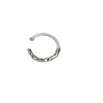 Damenring aus 925er Silber, unregelmäßiges Design