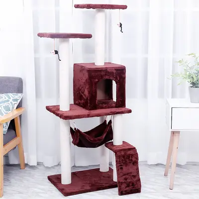 现货批发定Z加工代发宠物用品猫猫玩具猫爬架猫抓板猫树猫窝23S - 12