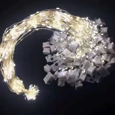 LED peri ışık dizisi, üç kademeli dimmer, bakır telli - 10
