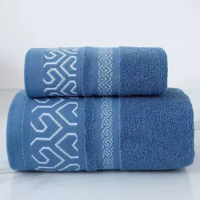 Sınır Ötesi Havlu Banyo Havlusu İhracat Polyester Pamuk Seti Yüz Havlusu Süper Emici Polyester Pamuk Havlu Banyo Havlusu Toptan