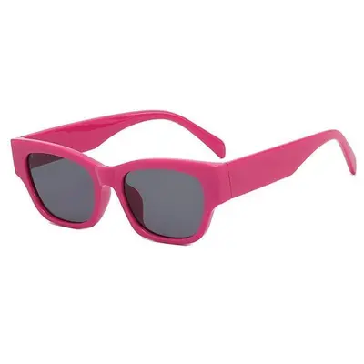 Women's Square Sunglasses, Dopamine Colors, Small Size - 6