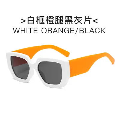 Polygon Retro Square Frame Sunglasses for Men and Women - 8