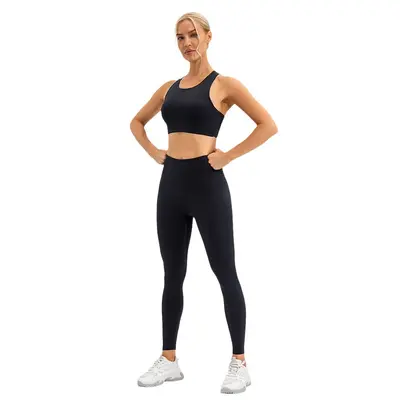 Lulu yoga kıyafet seti, hızlı kuruyan, kadın spor