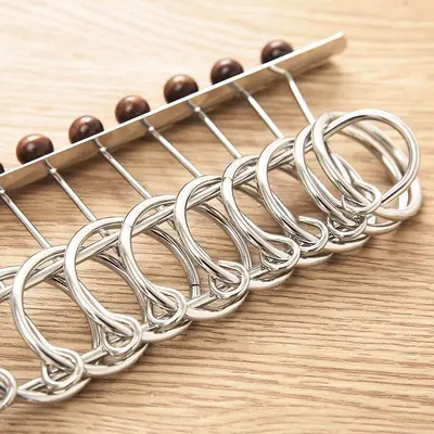 22cm Metal Nine-Ring Brain Teaser Puzzle for Kids - 3