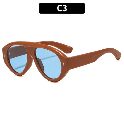 Oversize-Sonnenbrille im Punk-Stil mit Pfeildesign - 8