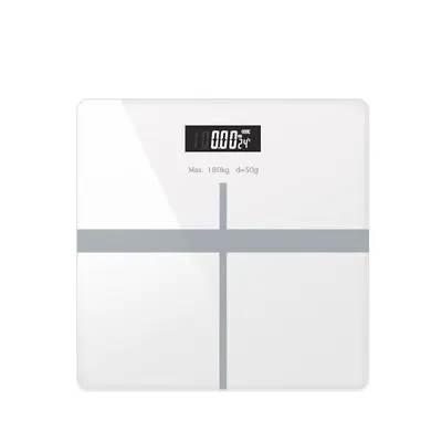 Smart Bluetooth Body Fat Scale, Compact Rechargeable Model - 8