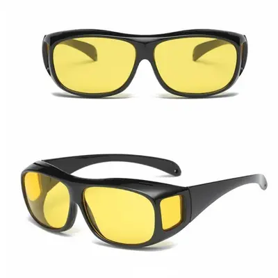 New Bicycle Glasses TV Sunglasses Windproof Dust Labor Protection Glasses Night Vision Driving Glasses Europe and America Cross-border TV Sunglasses