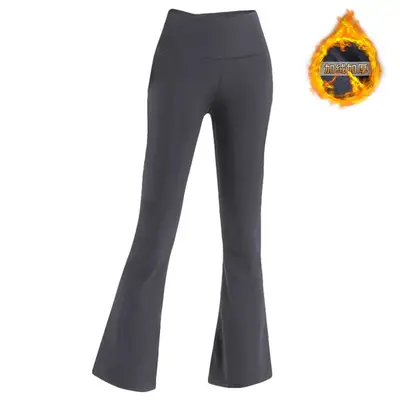 Yoga şalvar pantolonu kadın bol kesim yüksek bel naylon esnek outdoor - 13