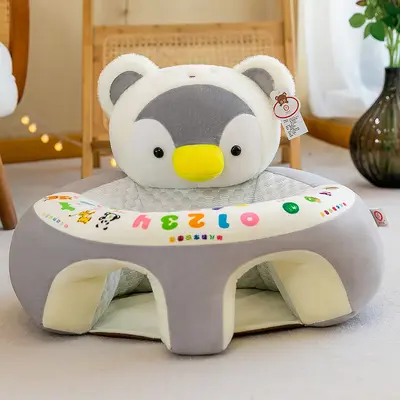 Baby Learning-to-Sit Plush Sofa with Anti-Fall Backrest - 13