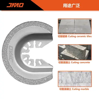 65mm Semicircular Diamond Cutting Disc for Ceramic Tiles