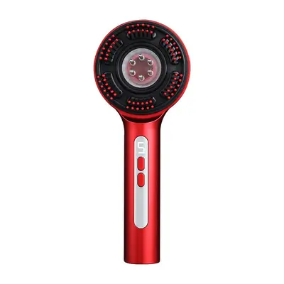 Red Light Electric Scalp Massage Comb with Hair Growth Serum Applicator - 5
