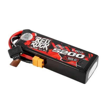 Gaoshi ACE Redrock G-tech 5200mAh 50C 11.1V 3S LiPo Battery with Charge Indicator