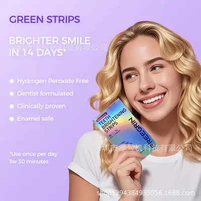 Coconut Oil Teeth Whitening Strips, Stain Remover