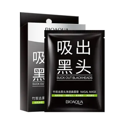 Bamboo Charcoal Blackhead Nose Mask, Peel-Off - 6