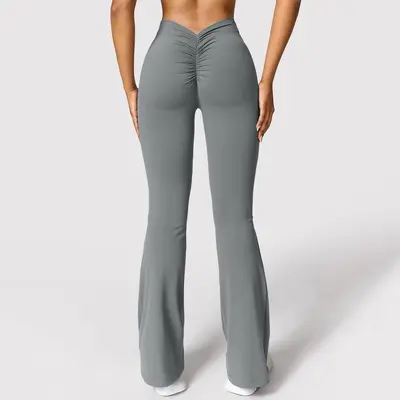 Micro Flare Yoga Pants, High Waist Butt-Lifting - 5