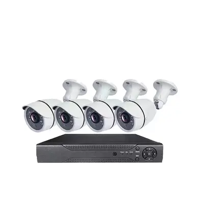 Gözetim kamera seti AHD koaksiyel 4K yüksek çözünürlüklü 4/8 kanallı iç ve dış mekan su geçirmez CCTV gözetim sistemi