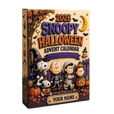 2026 Halloween-Adventskalender mit niedlicher Welpen-Blindbox