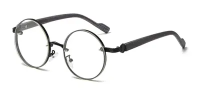 Unisex Classic Metal Round Frame Sunglasses, American Style - 13