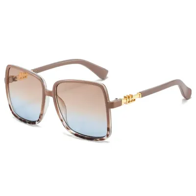Damen-Sonnenbrille, großer Rahmen, bunt dekorativ - 10