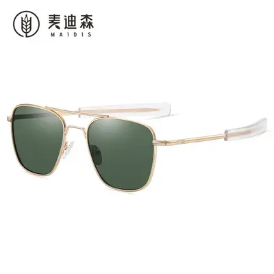 Jamie 8111 Herren-Pilotensonnenbrille, Retro, polarisiert, zum Fahren