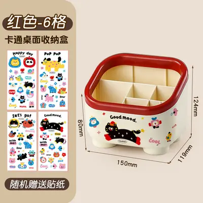 Masaüstü stationery organizer, sevimli, kalem kutusu - 7