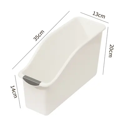 Kitchen storage box with wheels, under-sink shelf - 11