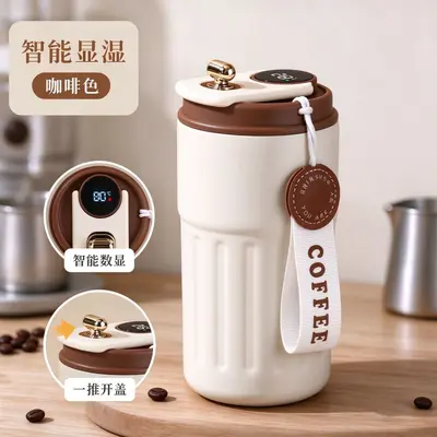 316 Edelstahl Kaffee-Thermobecher, Taschenformat, tragbar - 12