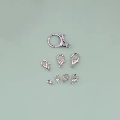 Metal Alloy Lobster Clasp DIY Jewelry Bracelet Necklace Pendant Connector Buckle Multi-Color Multi-Specification Materials Accessories